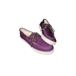 Polo Ralph Lauren Shoes‎ Men's US 9D Purple Canvas Casual Boat Lace-Up Lander P